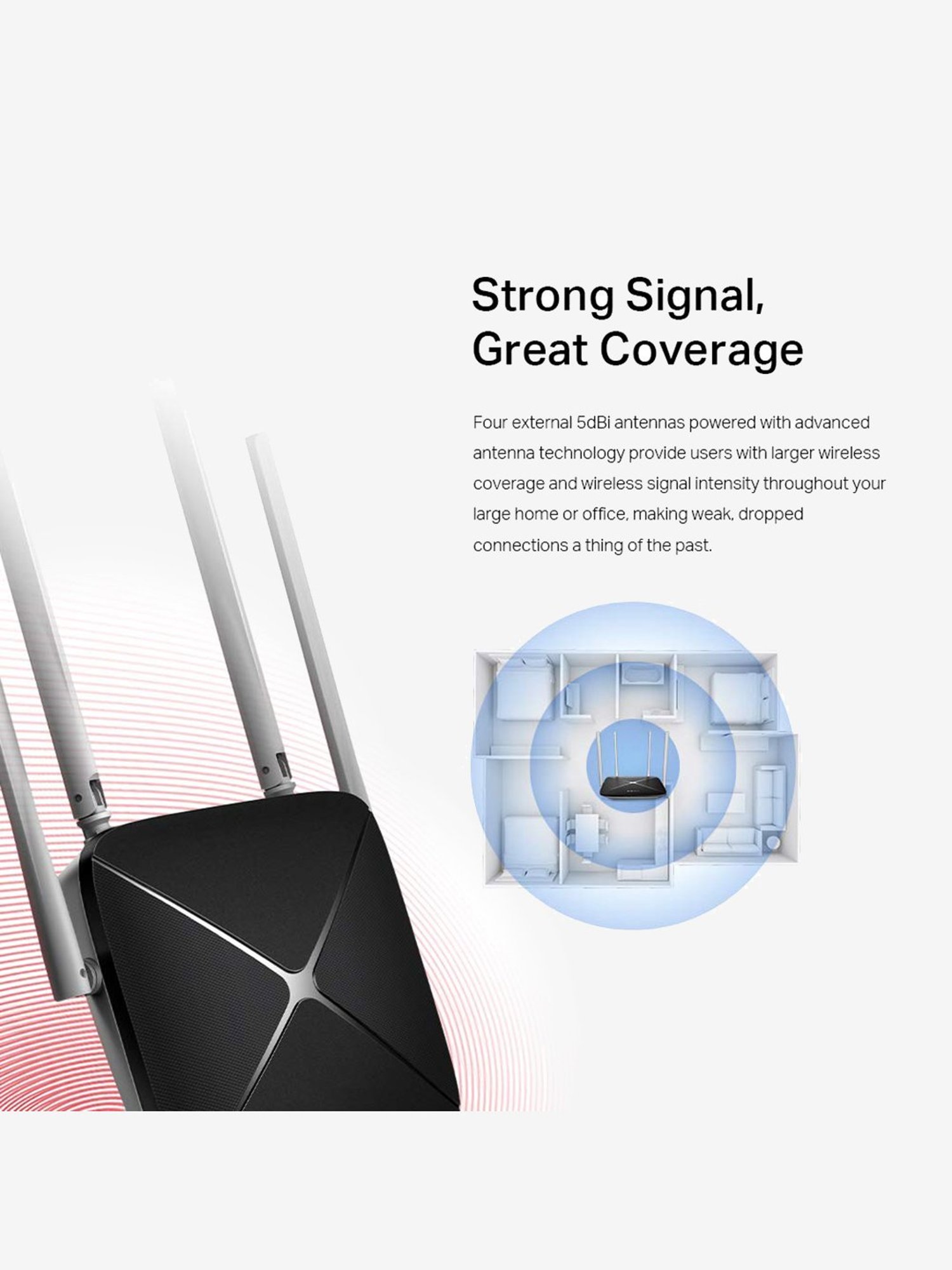 TP-Link AC2600 Archer A10 Smart Dual Band Wi-Fi Router (Black)