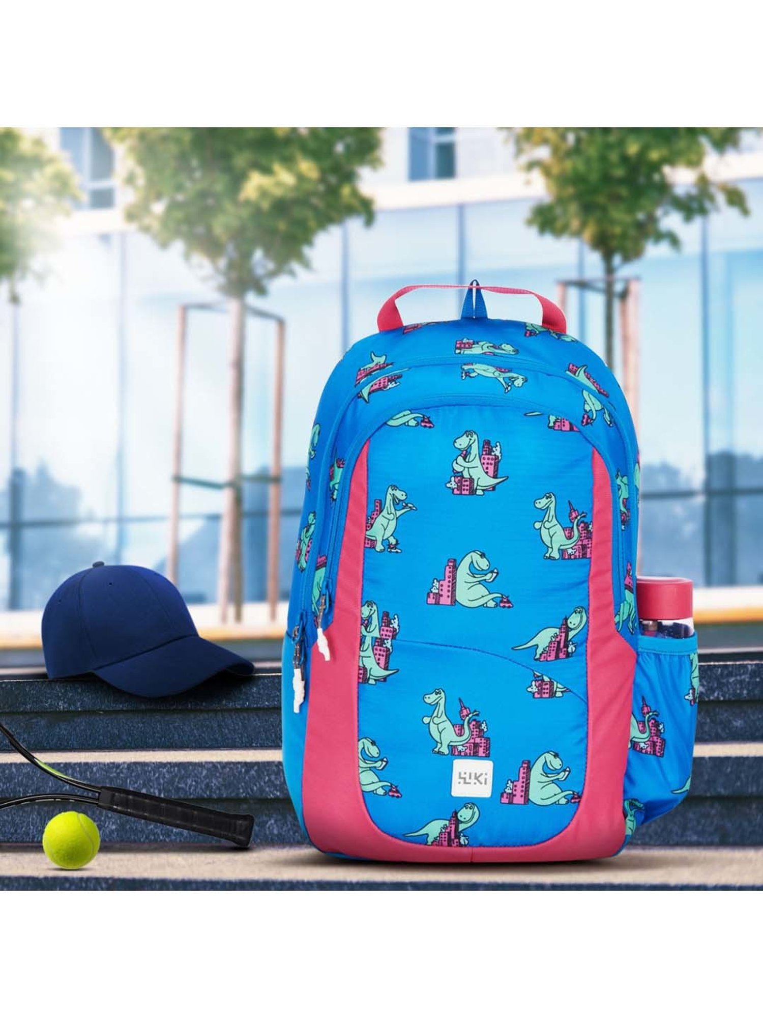 Wiki Mickey 15 Ltrs Blue Medium Backpack