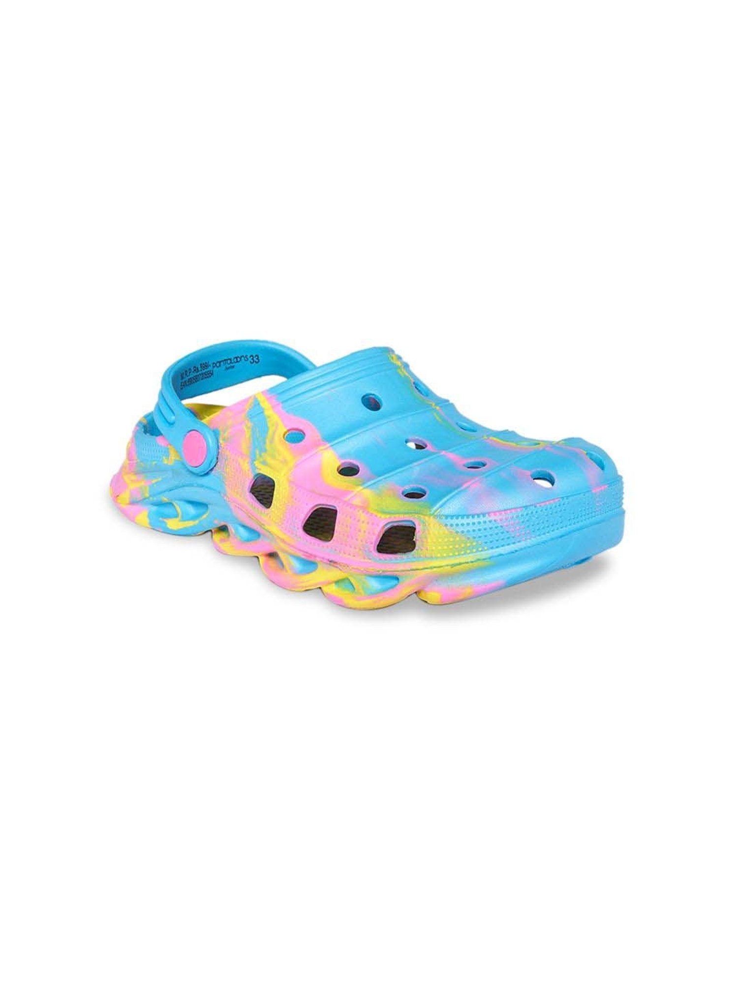 Pantaloons Junior Multicolor Back Strap Clogs