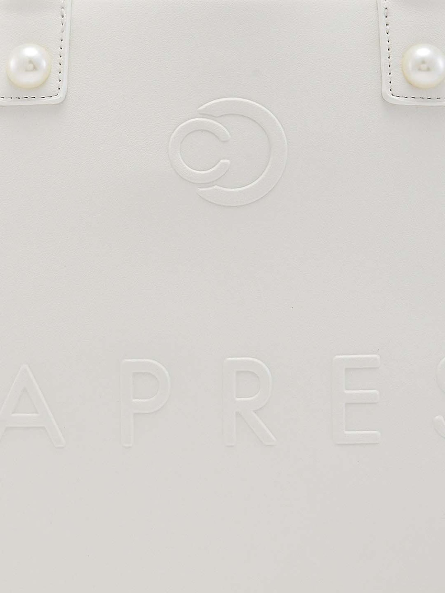 Caprese Pink Cloud Tote Large White Women Handbag | Office Handbag | The Kiara Collection