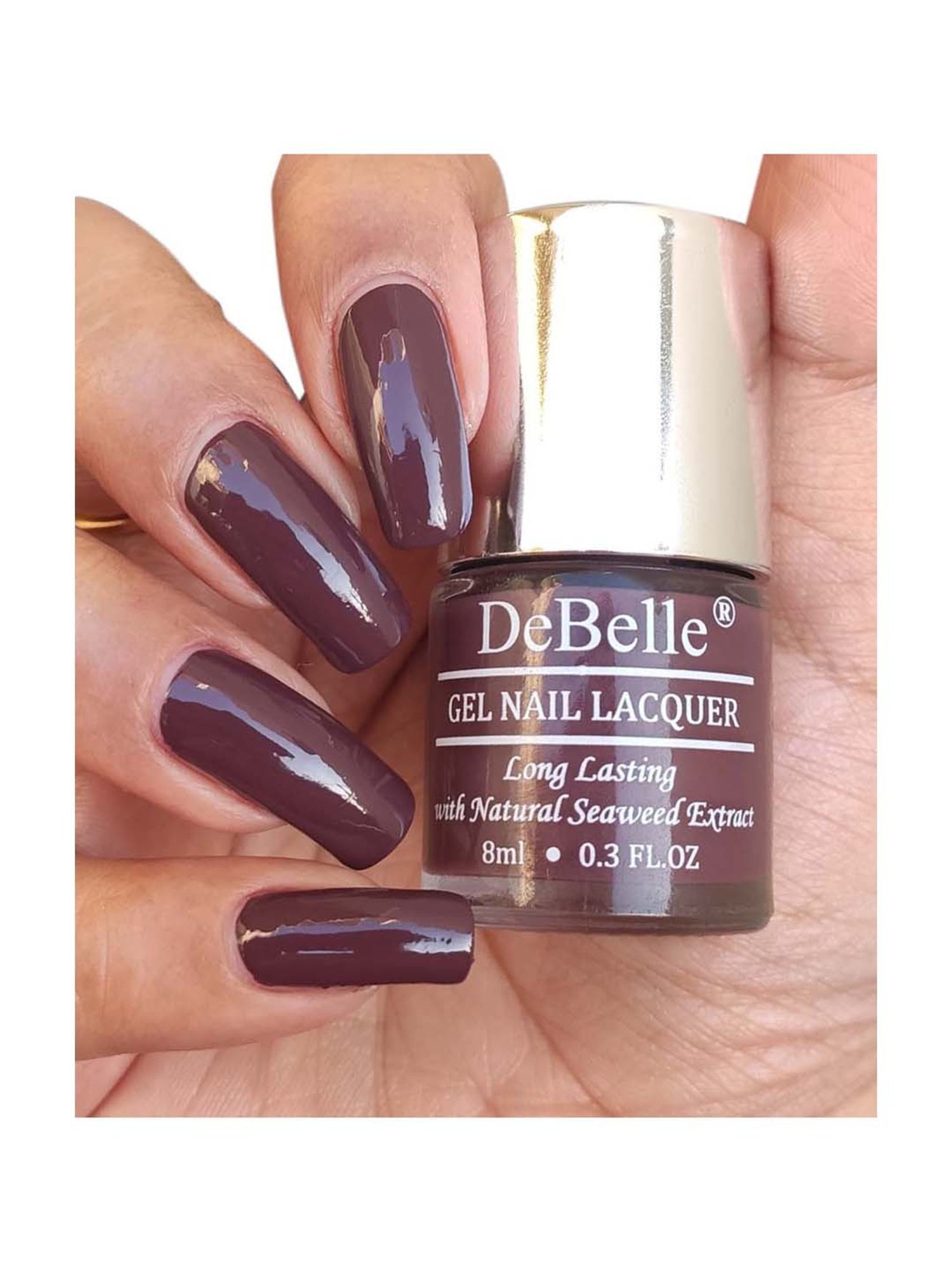 DeBelle Gel Nail Lacquer Plum Toffee - 8 ml