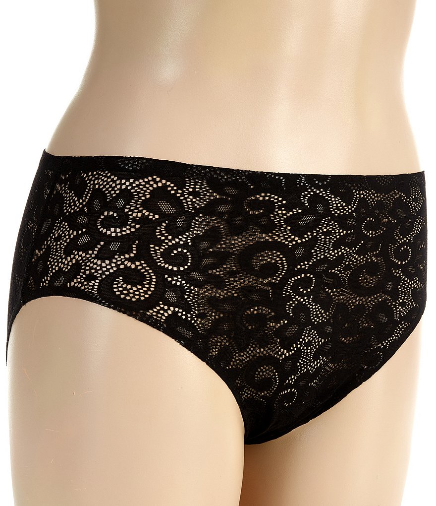 TC Fine Shapewear Allover Lace Hi-Cut Panty