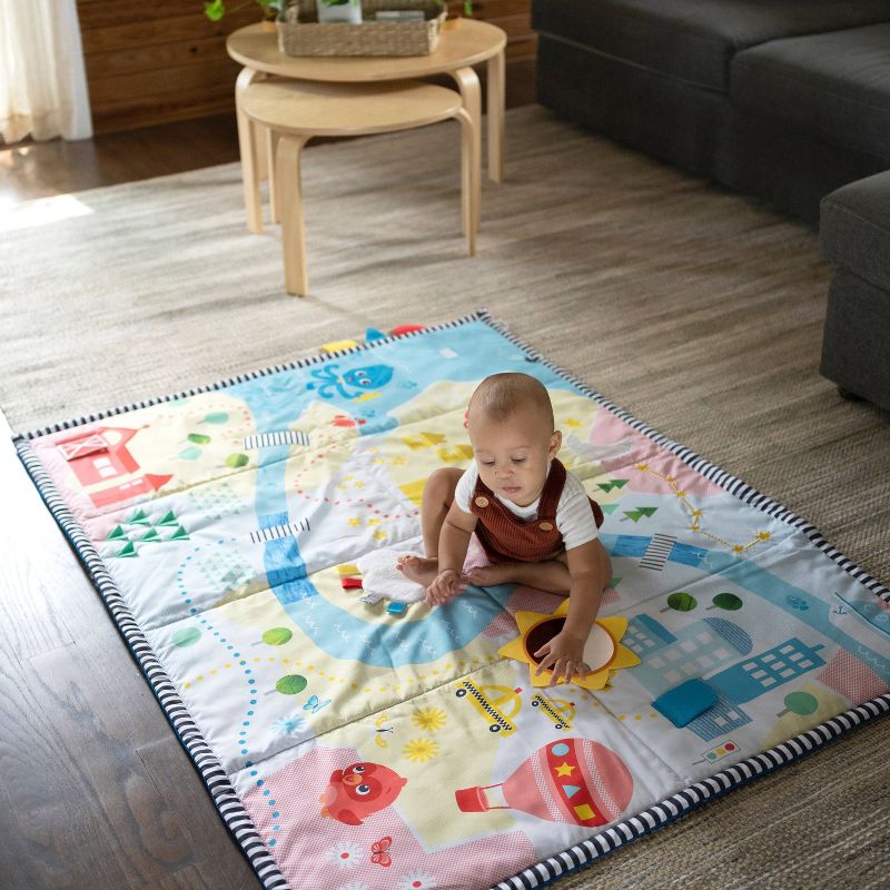 Baby Einstein Sea & City Sensory Playscape Plush Activity Mat