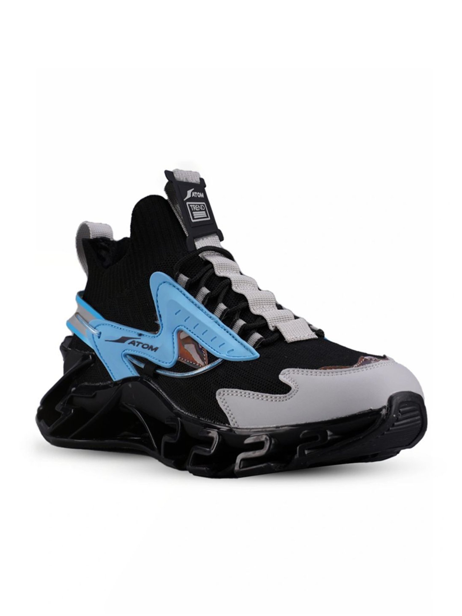 Atom Men's Spring Edge Alpha 2 Black Running Shoes