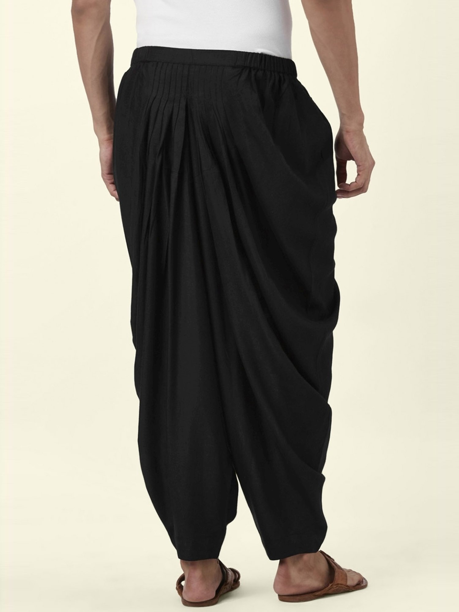 Indus Route by Pantaloons Black Regular Fit Ethnic Pants