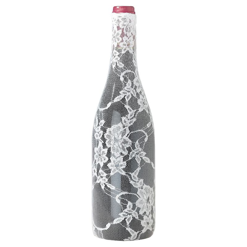 Wine Lace Bottle Cover - Cream