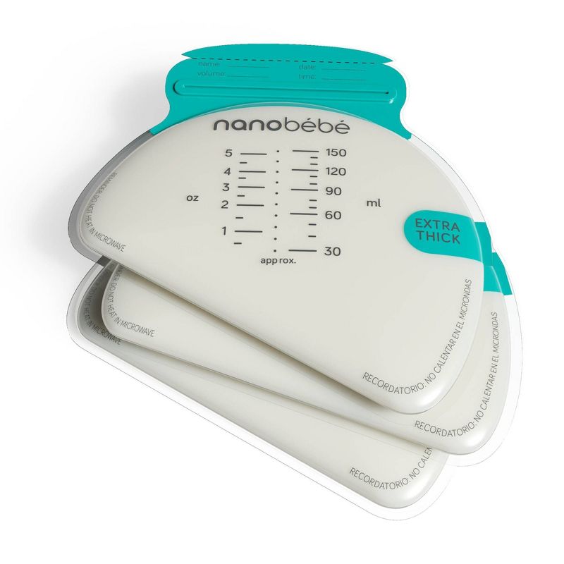 Nanobebe 50ct Breast Milk Storage Bags