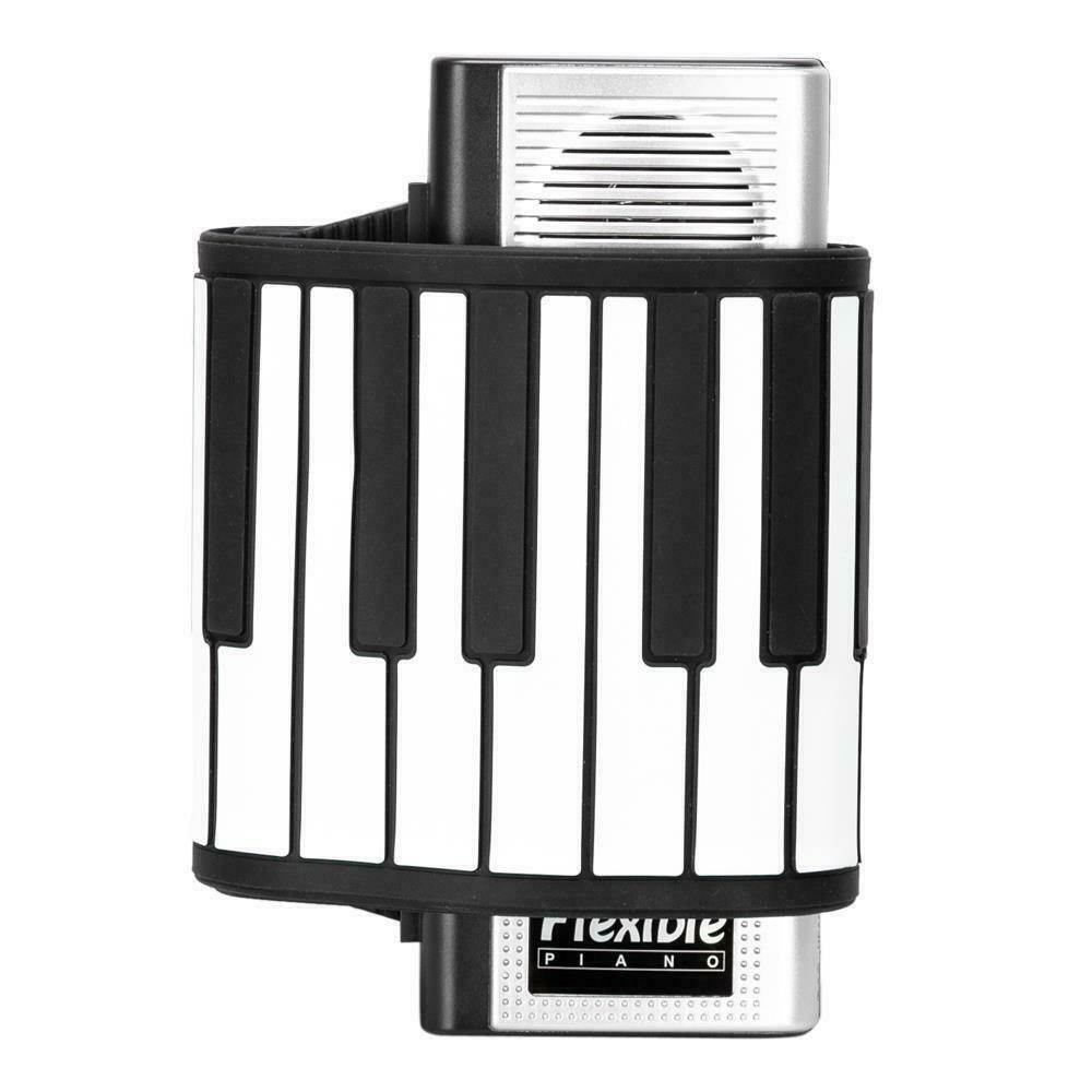 61 Key Electronic Roll Up Piano Keyboard Folding Rechargeable Portable