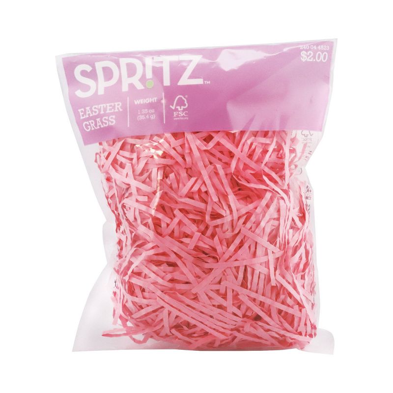 2.5oz Crinkle Paper Shred Gift Packaging Accessory Red/Pink/Yellow - Spritz™