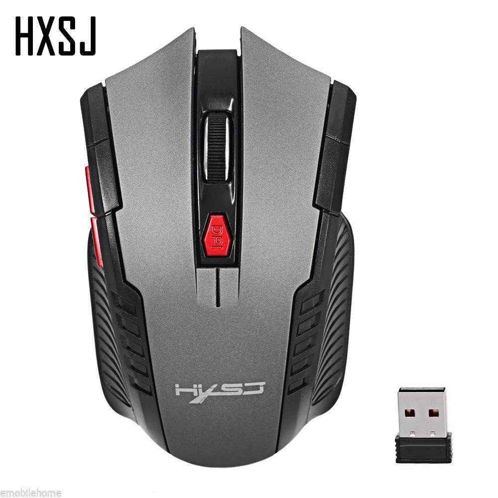 HXSJ X20 2400DPI 2.4GHz Wireless 6 Buttons Optical Gaming Mouse.