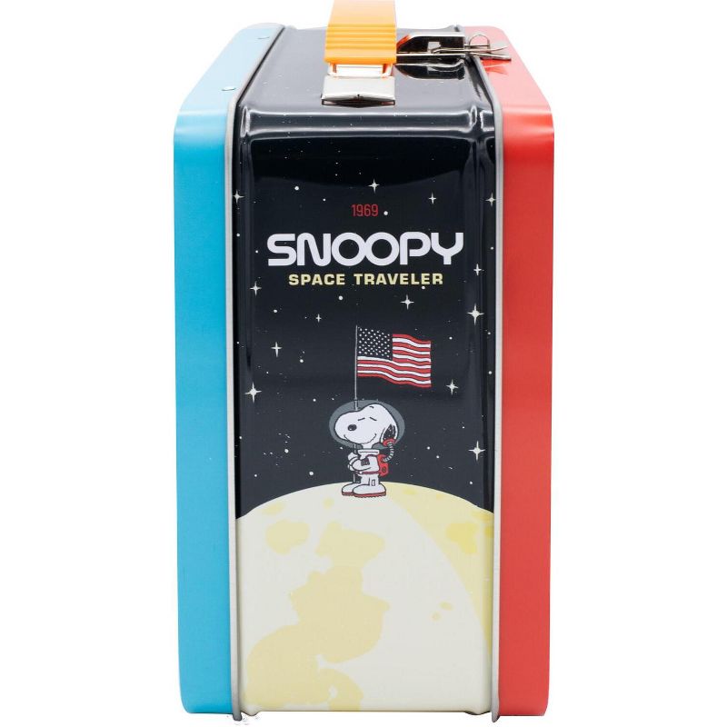 NMR Distribution Peanuts Snoopy In Space Retro Style Tin Tote
