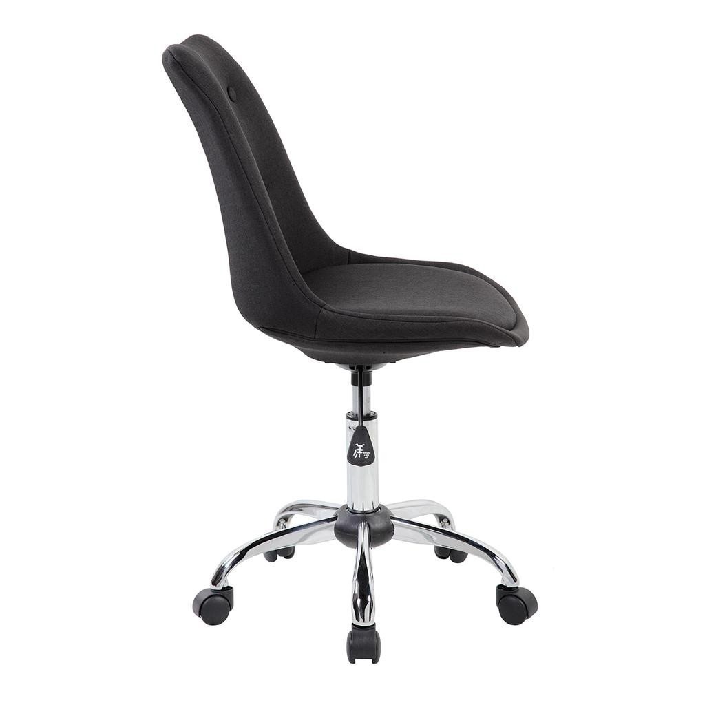 Techni Mobili Armless Desk Chair in Black