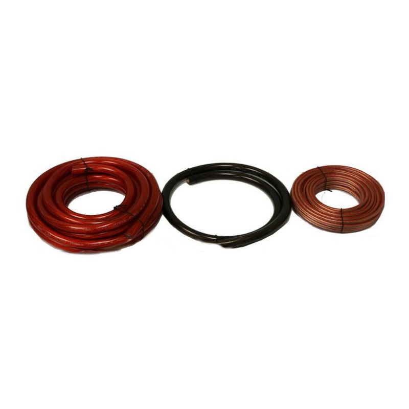 Taramps 900234 TW SLAVE Car Audio Dual Output Wireless Receptor Digital Transmitter with QPower 0GAUGE Deluxe Car Amplifier Wiring Installation Kit