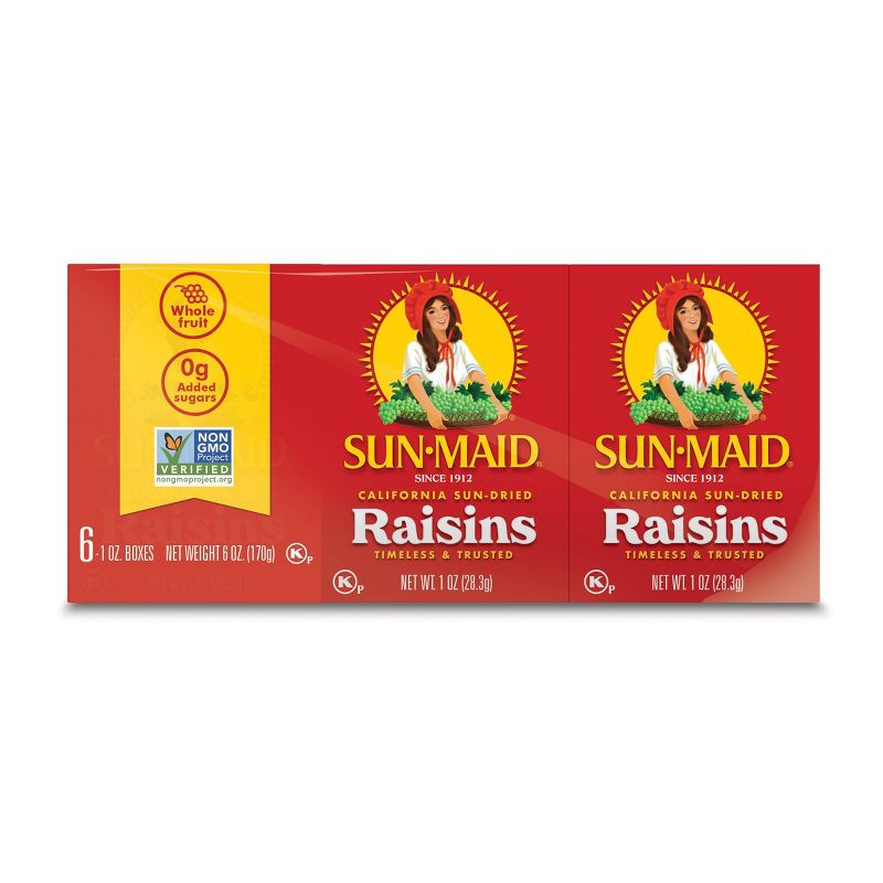 Sun-Maid Raisins - 6ct/1oz