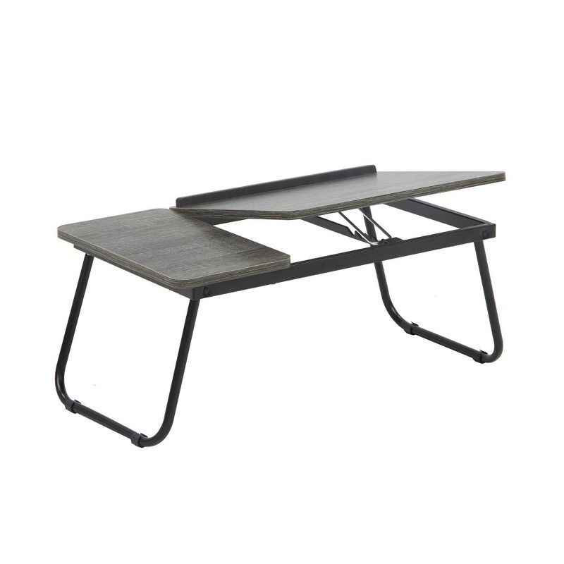 Core Laptop Tray Table Gray Oak/Black - Jamesdar