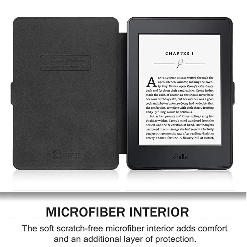 Slimshell Case for Kindle Paperwhite - Fits All Paperwhite Generations Prior to 2018 (Not Fit All-New Paperwhite 10th Gen), Emerald Illusion