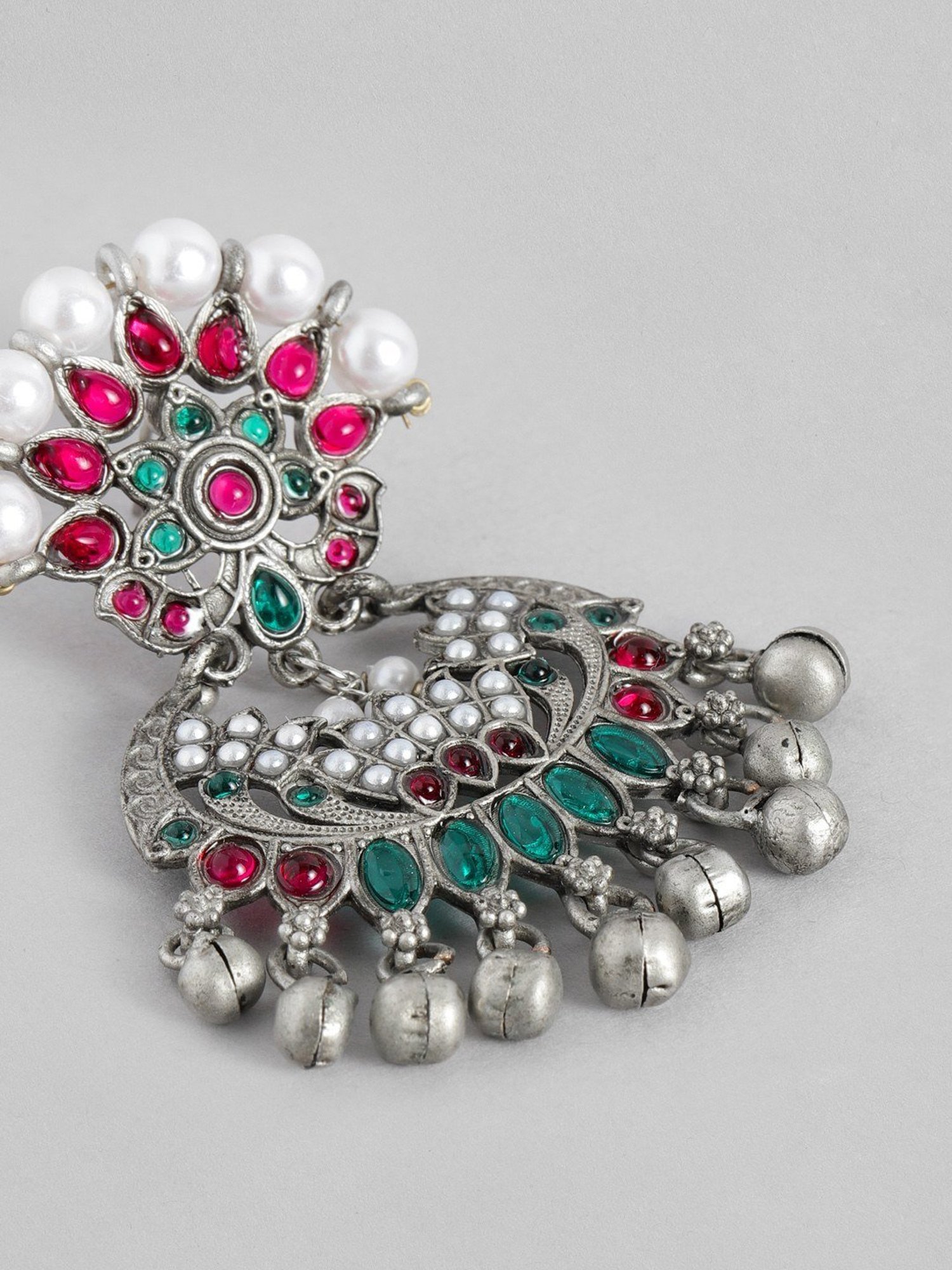 Abdesigns Enthralling German Silver Earrings