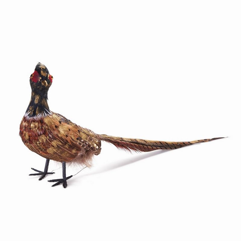 Plum & Post Golden Standing Pheasant 21.5" L