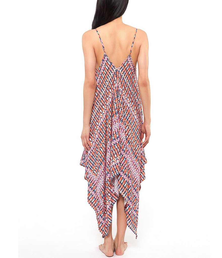 Becca by Rebecca Virtue Beach Date Hooded V-Neck Sleeveless Swim Cover Up Dress