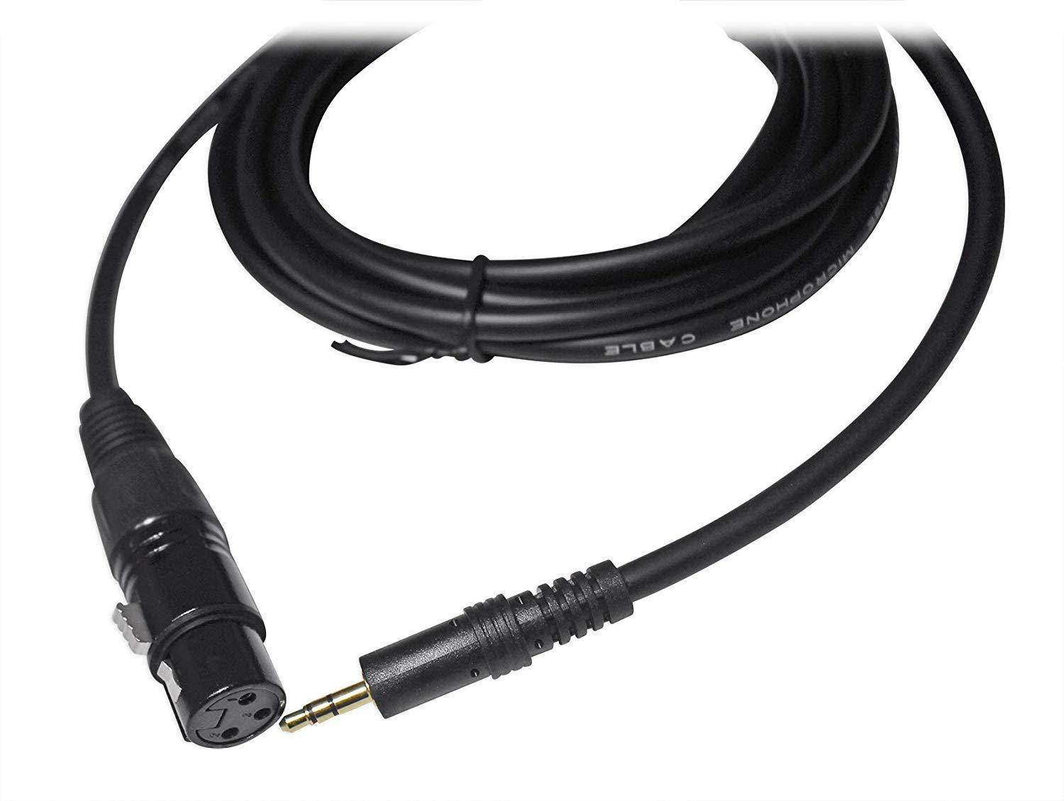 Rockville RXLR-AUX Cable to Turn Any XLR Microphone into a Mic for PC Computers