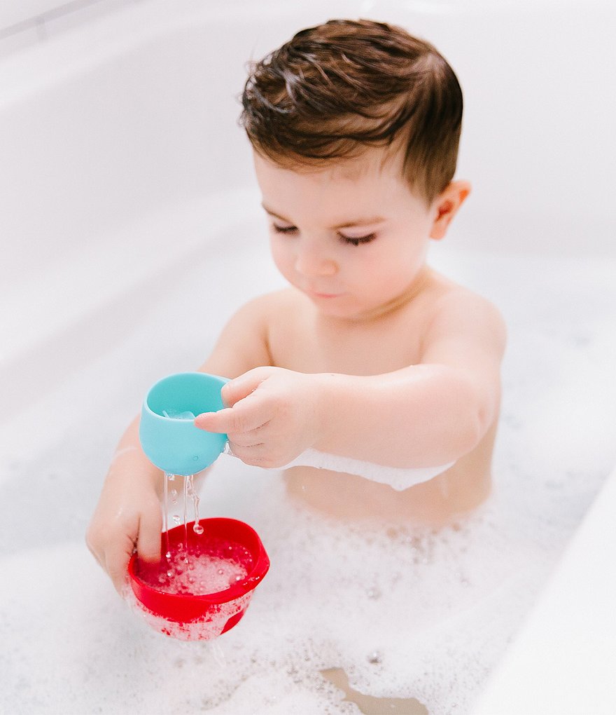 Ubbi Lighthouse Stacking Cups Bath Toy