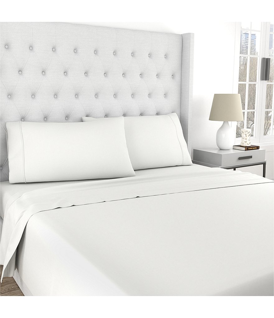 2 Pcs Standard 20"x26" Silk Satin Silky for Hair and Skin Pillowcase Black  - PiccoCasa