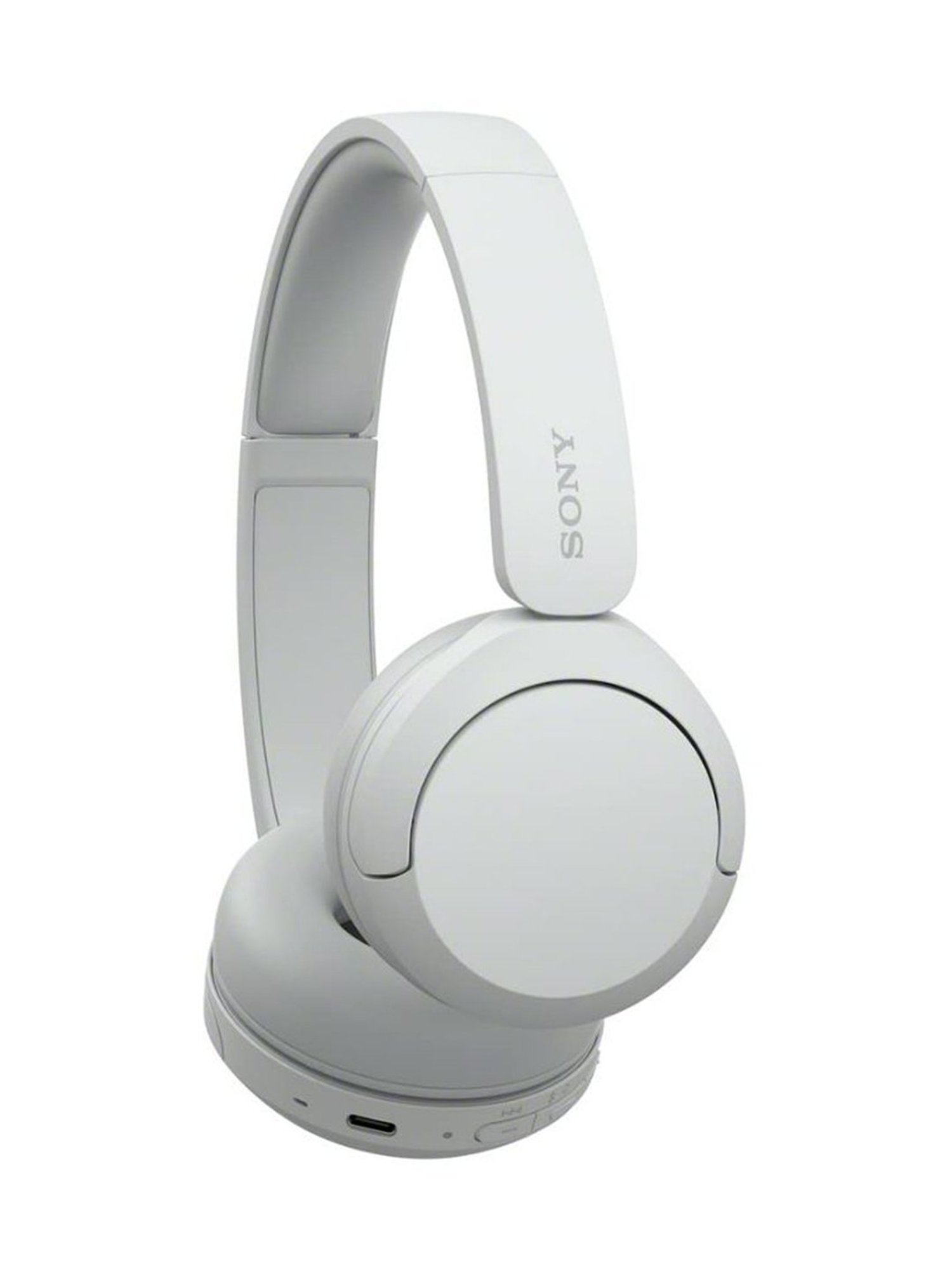 Sony WH-CH520, Wireless On-ear Bluetooth Headphones With Mic, Upto 50 Hours Playtime (White)