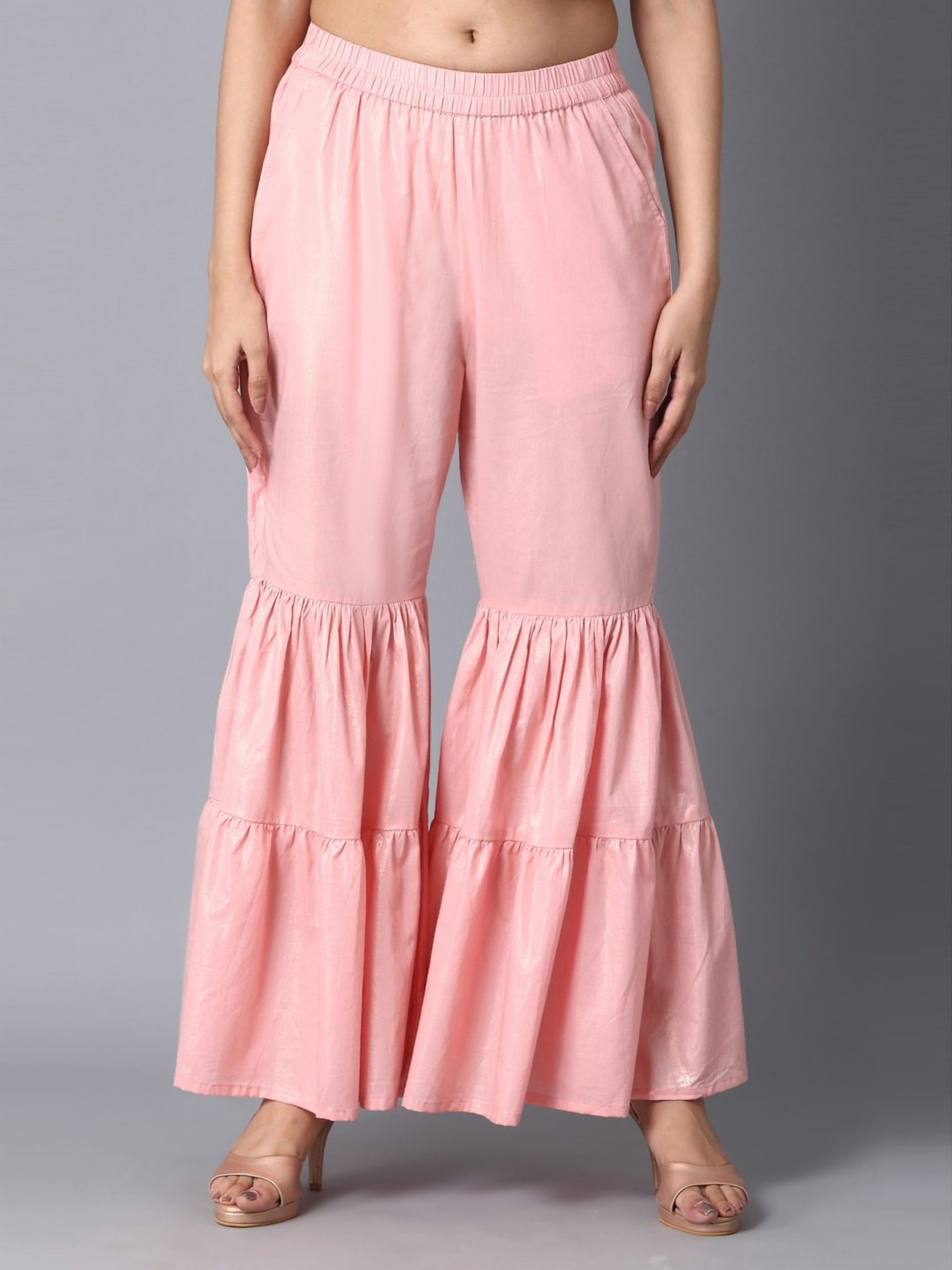 Elleven Pink Cotton Sharara