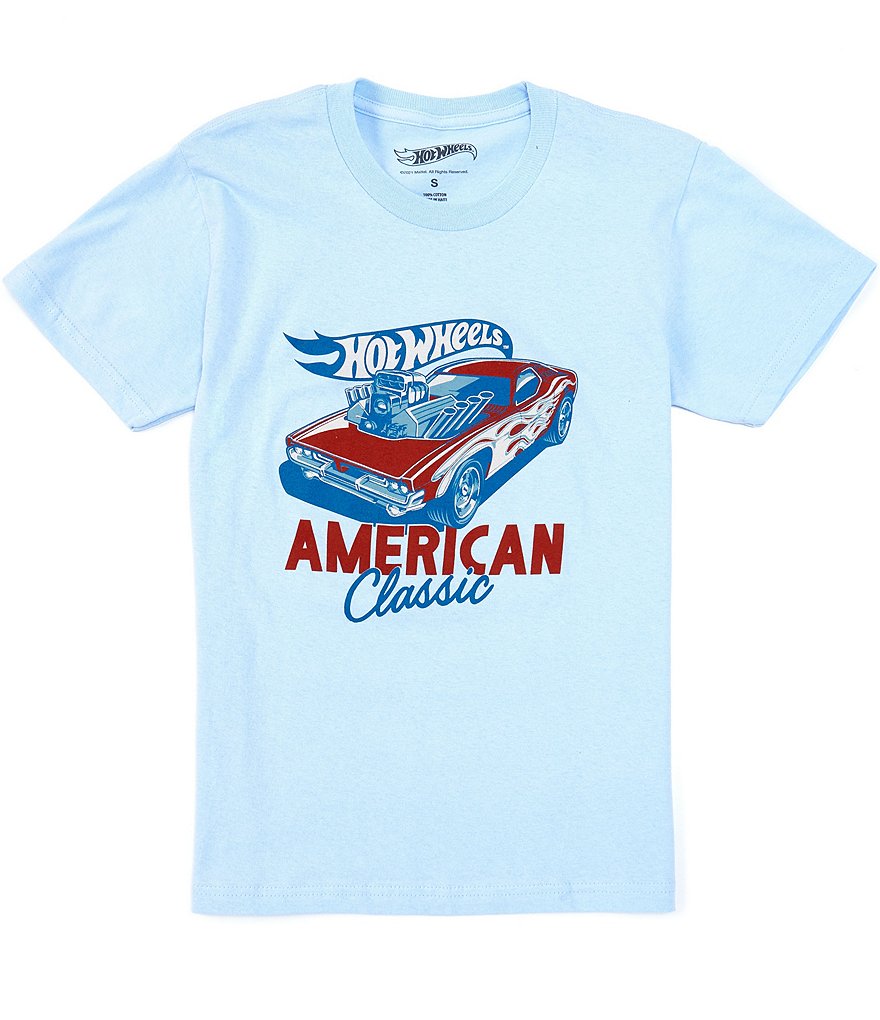 Hot Wheels Big Boys 8-20 Short-Sleeve American Classic Tee
