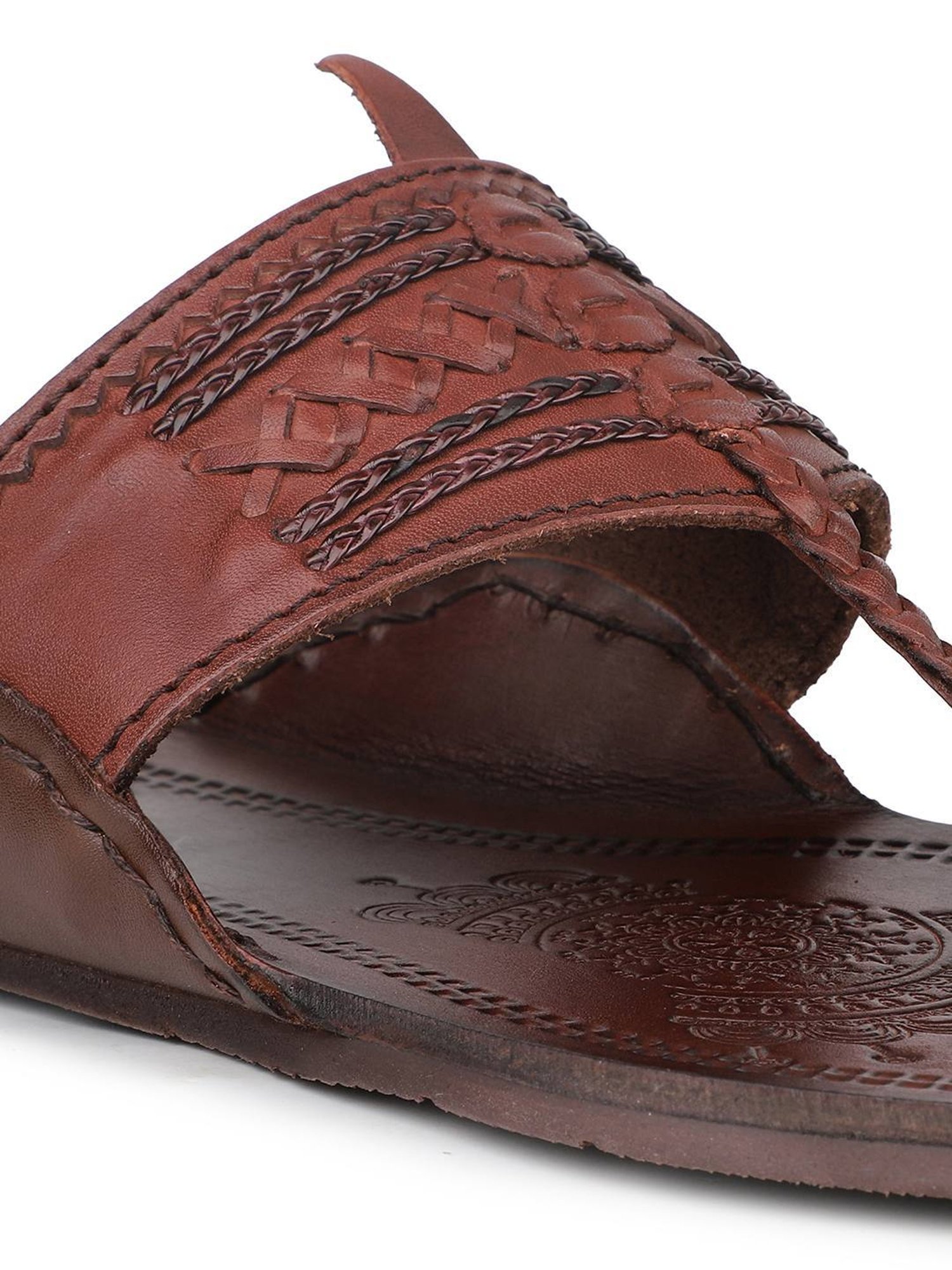Privo by Inc.5 Men's Brown Kolhapuri Sandals