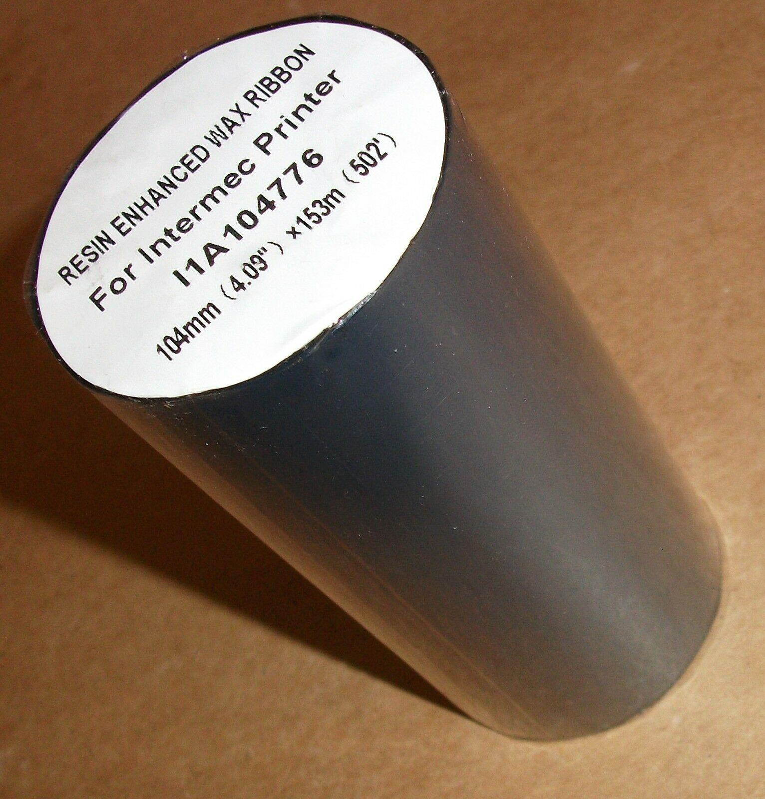 PRINTER INK THERMAL TRANSFER RESIN RIBBON 4.09" X 502' 104MM X 153M FOR Christoph
