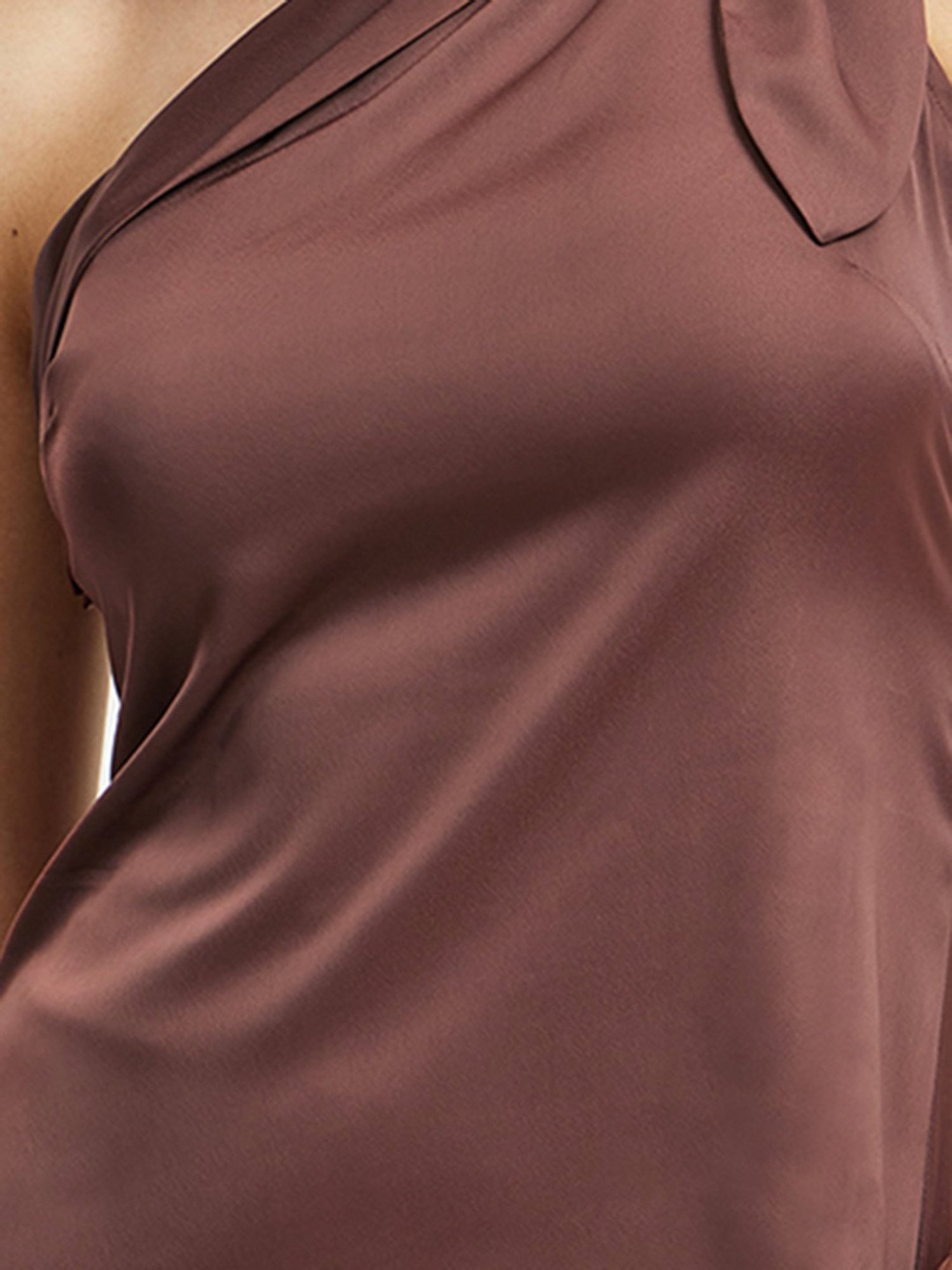 Fablestreet Brown Relaxed Fit Top