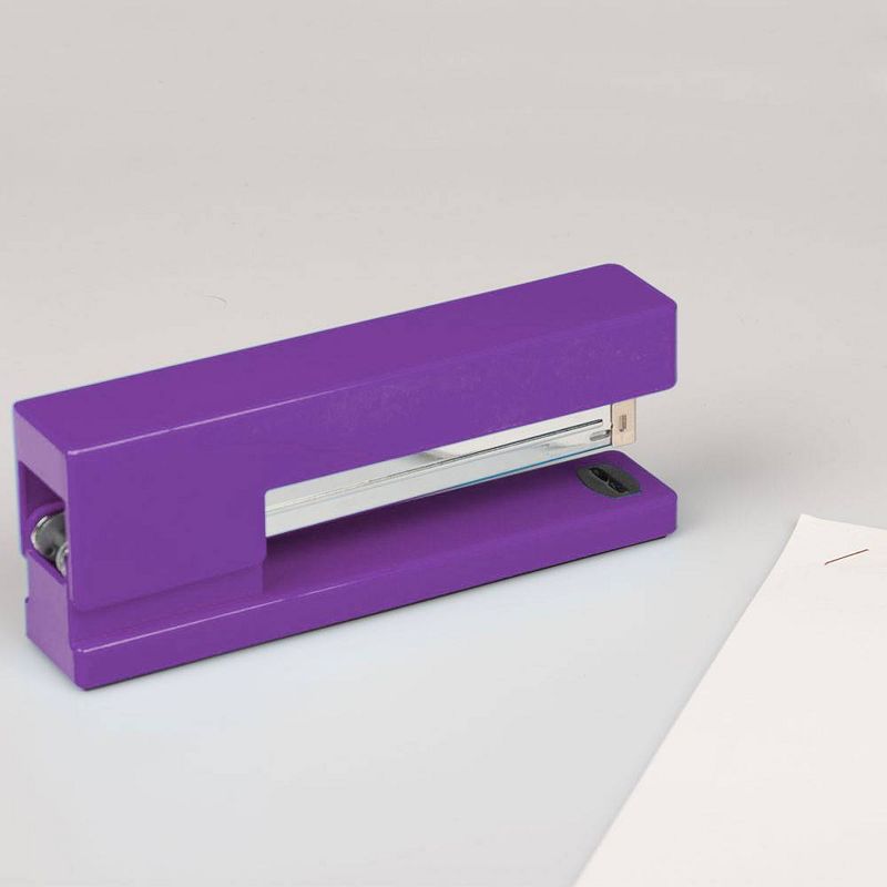 JAM Paper Modern Desk Stapler - Purple