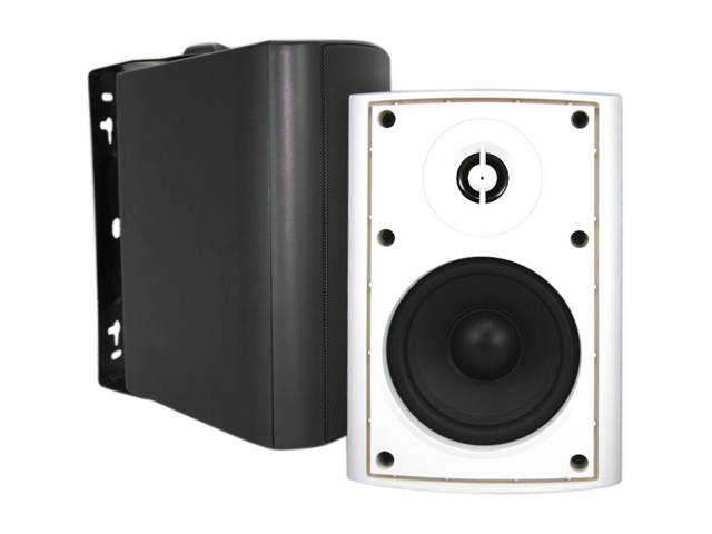 OSD Audio AP450 4" 110W Outdoor Patio Speaker, Pair, Black