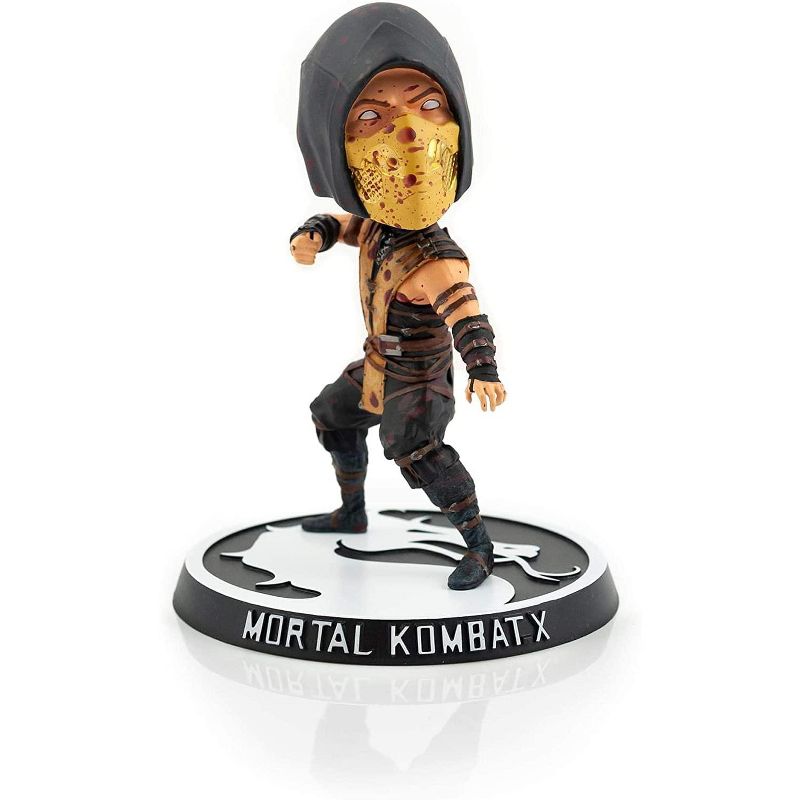 Mezco Toyz Mortal Kombat X Bloody Exclusive Scorpion 6 Inch Bobble Head Figure