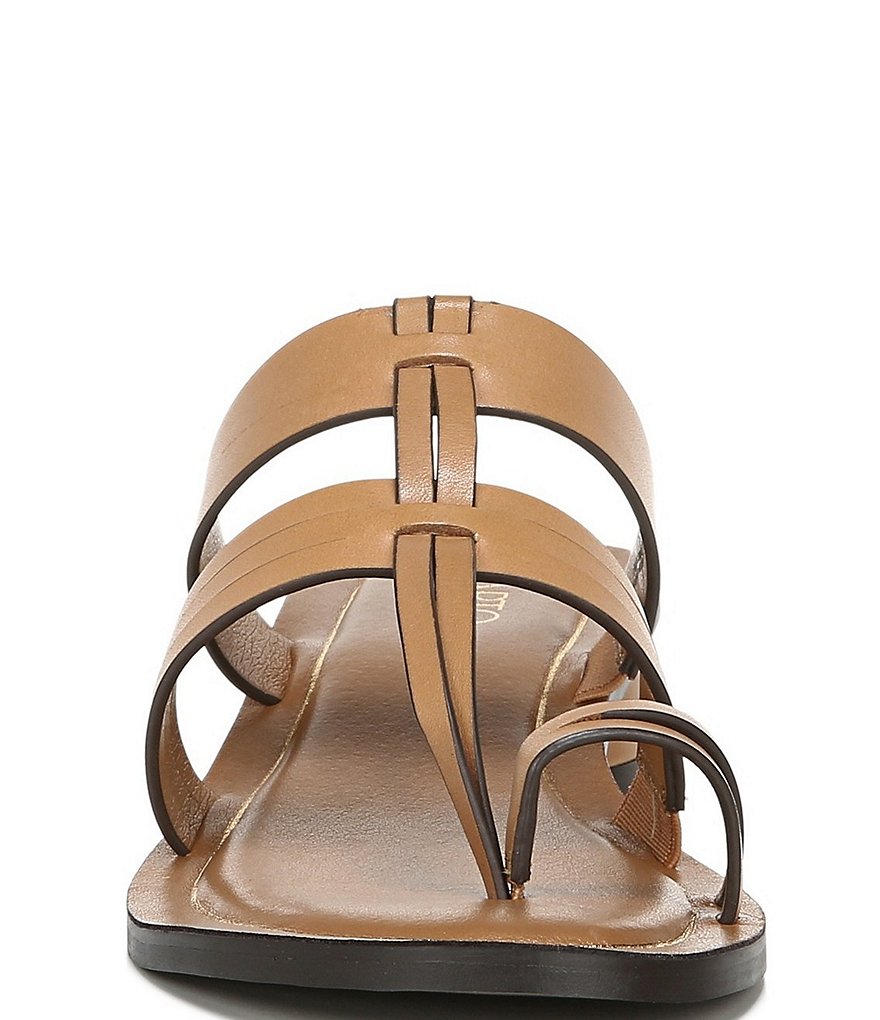 Sarto by Franco Sarto Tasha Leather Toe Ring Thong Sandals