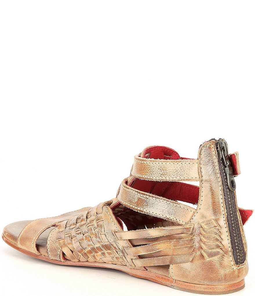 Bed Stu Claire Leather Flat Sandals