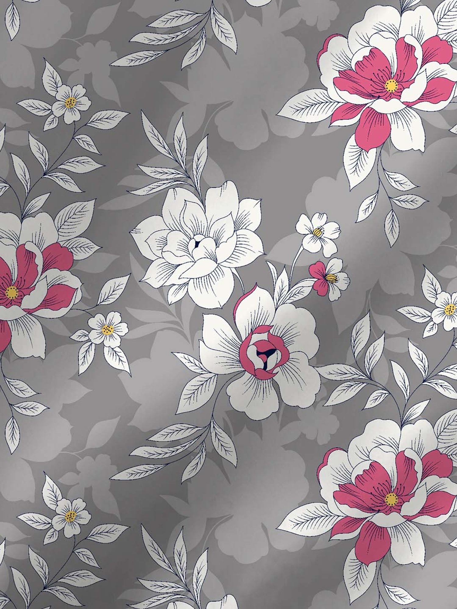 Layers Tuscany Grey Cotton 104 TC Single Flat Bed Sheet With 1 Pillow Cover