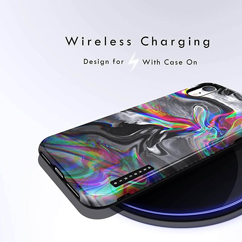 XR Case Marble Akna SiliTastic Series High Impact Silicon Cover with Full HD+ Graphics for XR 101671US