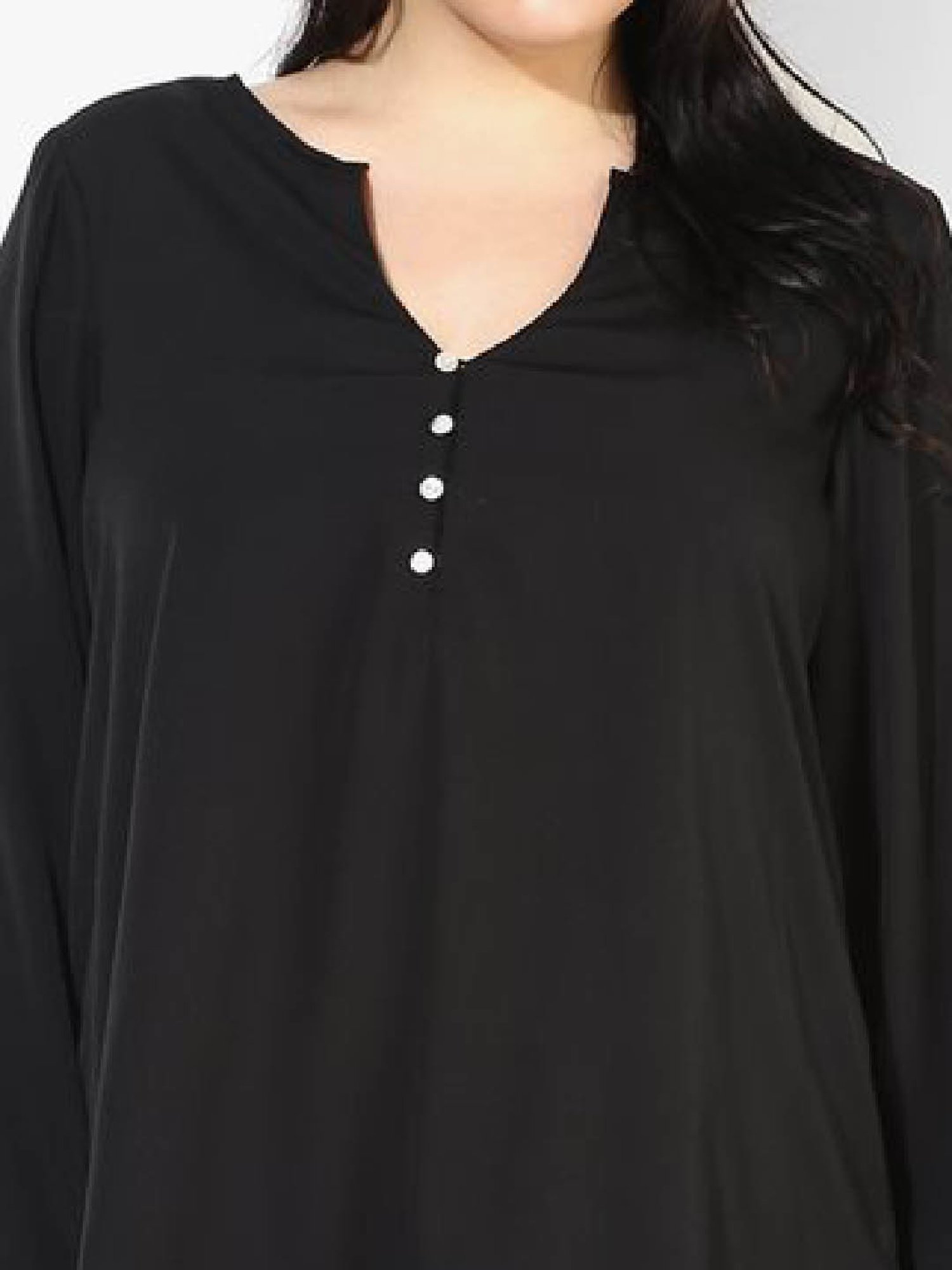 Qurvii Black High-Low Top