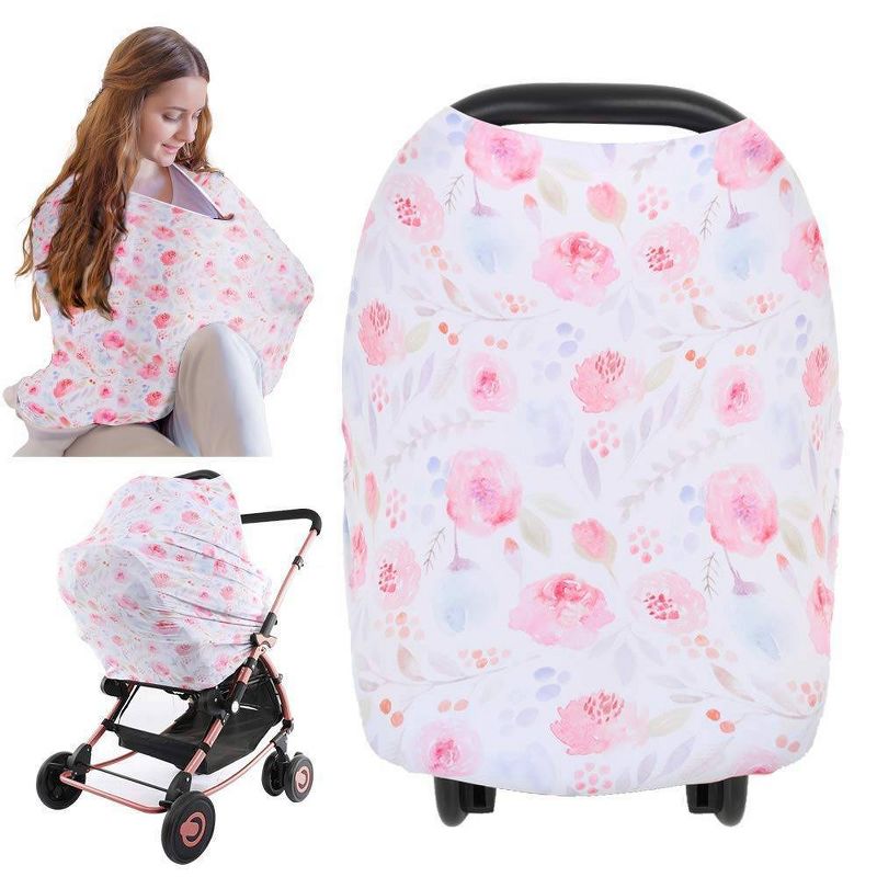 KeaBabies Multi-Use Nursing Cover - Dainty Bloom