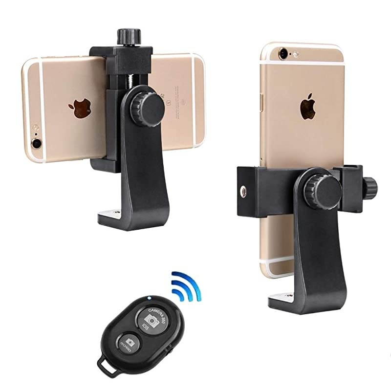 Tripod Mount with Remote 360 Rotation SmartHolder Adapter Compatible with i11 Pro Xs Max XR X 8 7 6 6s Plus Samsung Nexus