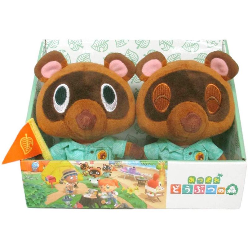 Little Buddy LLC Animal Crossing New Horizons 5.5 Inch Timmy & Tommy Plush Set
