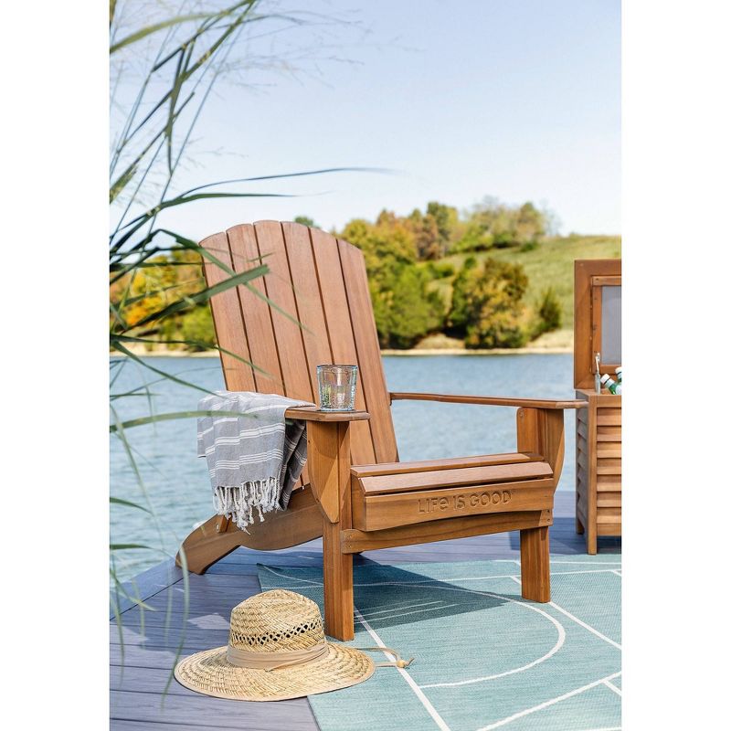Adirondack Folding Chair Natural - Life is Good
