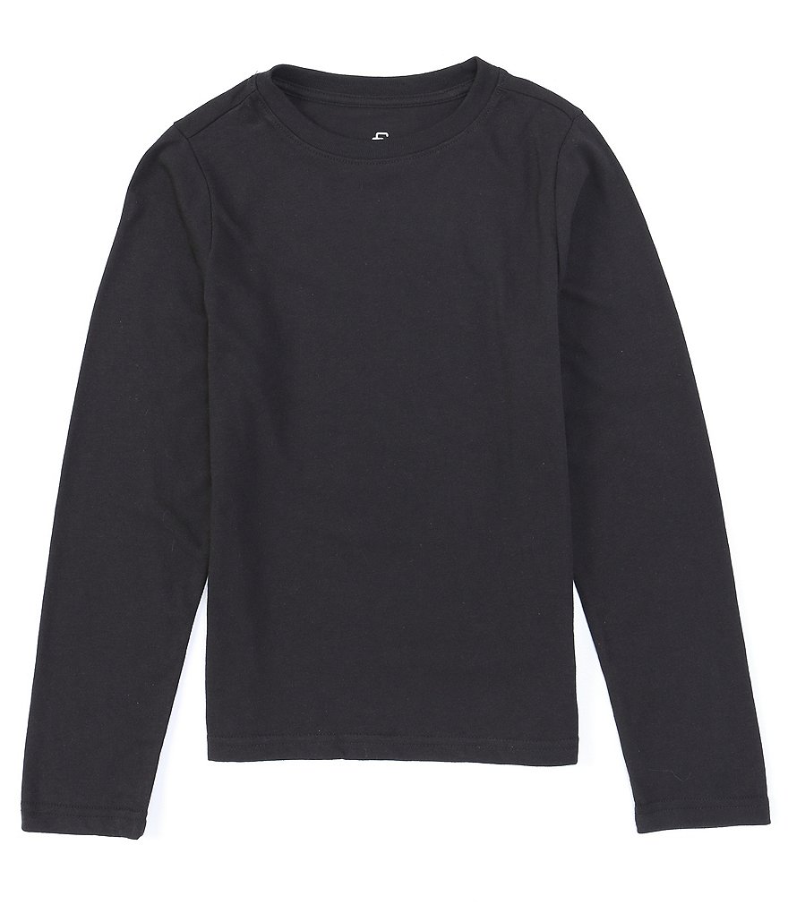 Class Club Big Boys 8-20 Long-Sleeve Heathered Essential Tee