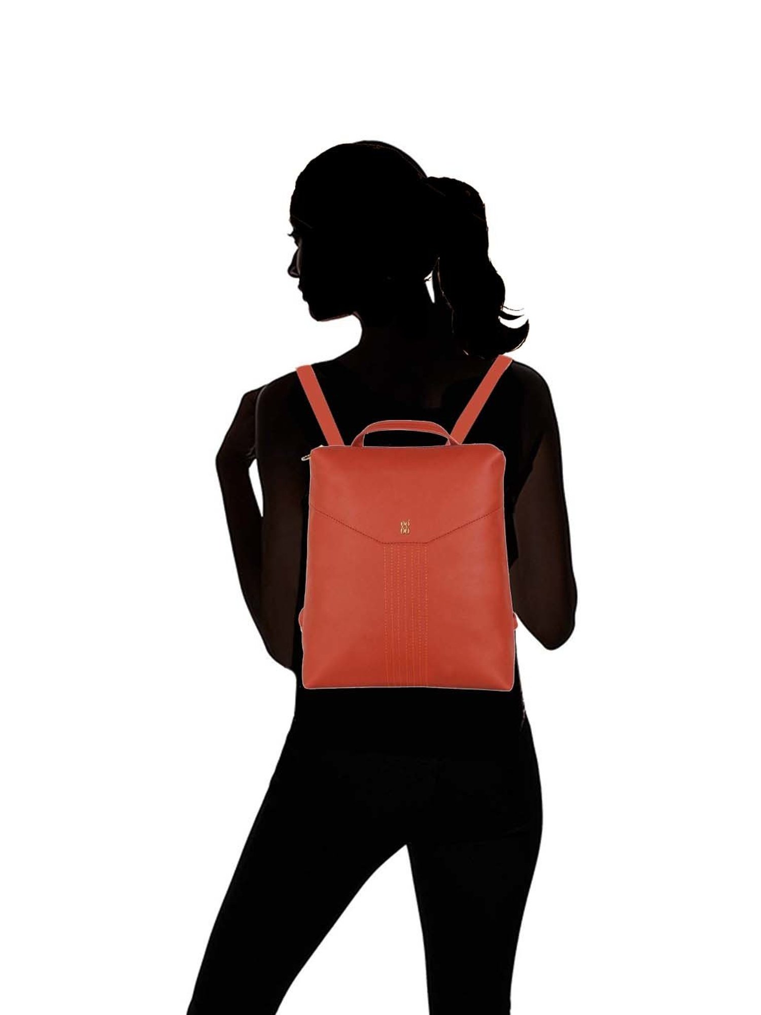 Baggit Red Medium Backpack