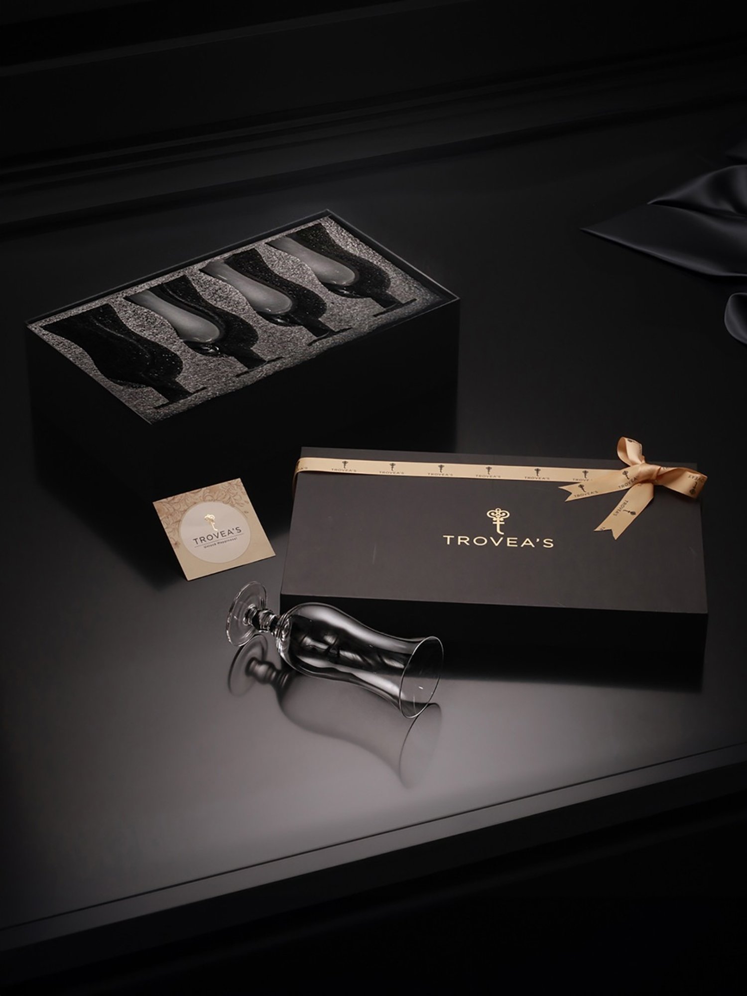 Mikasa Julie Transparent Glass Flute Glass (0.266 L) - Set of 4