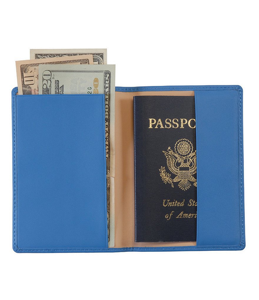 ROYCE New York Leather Plain Passport Jacket