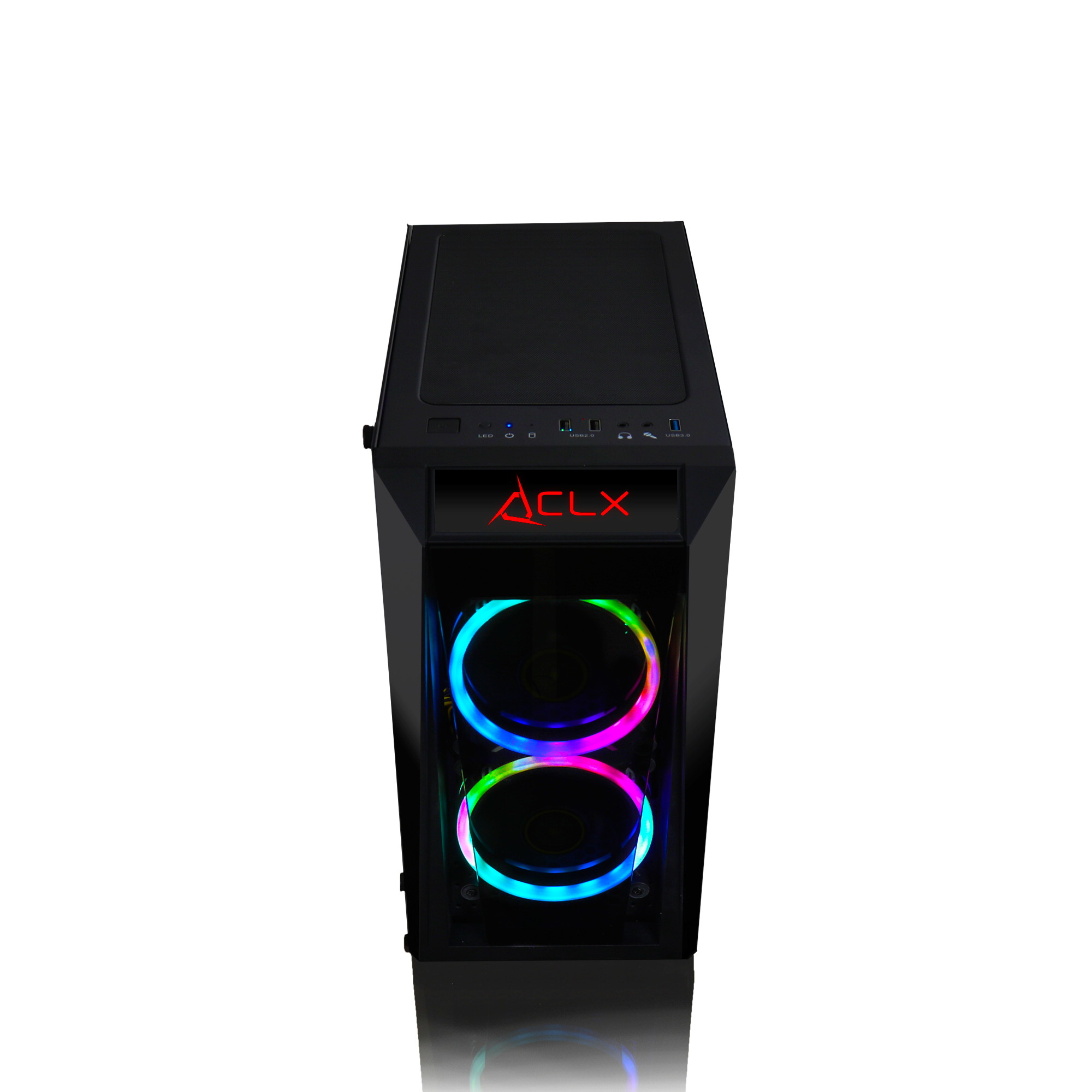 CLX SET Intel Core i7 9700K 3.6GHz, 16GB DDR4 Memory, NVIDIA GeForce RTX 2080 8GB, 480GB SSD +  2TB HDD, WiFi, Win 10 Home 64-bit