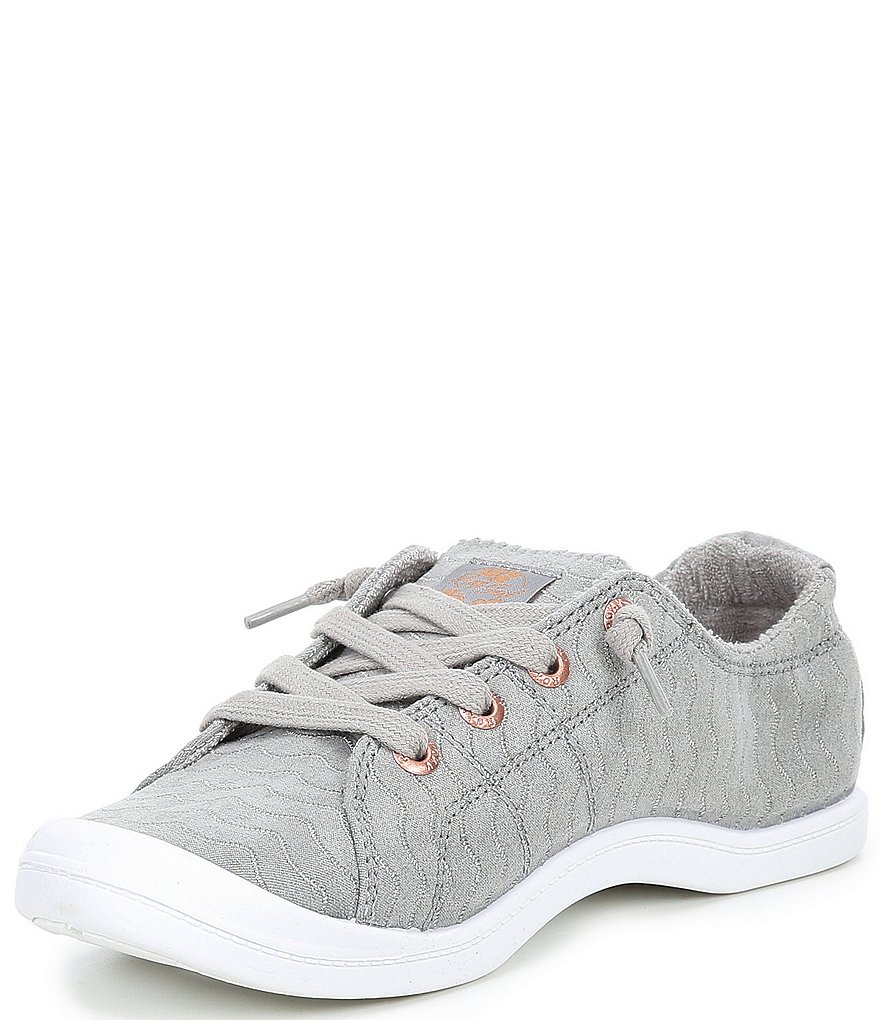 Roxy Bayshore III Stripe Canvas Slip-On Sneakers